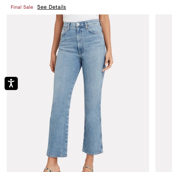 AG (Agolde) Pinch Waist Kick Jeans - Picture 4 of 5